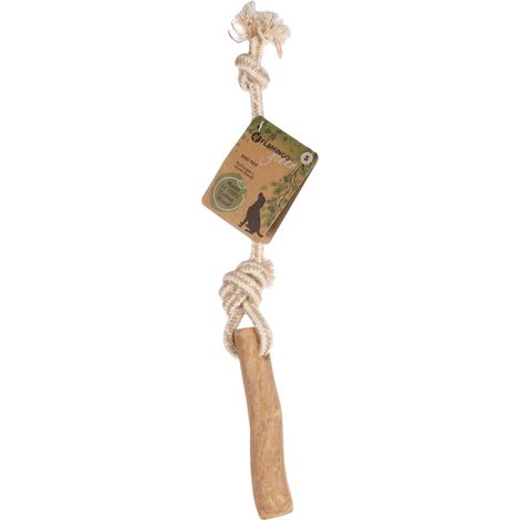 Bois Java BÂTON + Corde DE Traction Brun S (1/2)