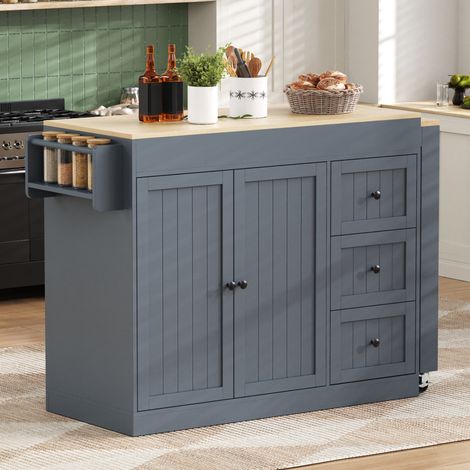 Mobile cucina con piano allungabile e cassetti OKMYHOME (1/5)