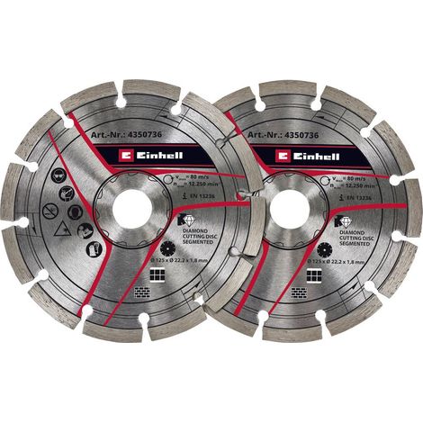 Mola diamantata Einhell 4350736 Diametro 125 mm (1/2)
