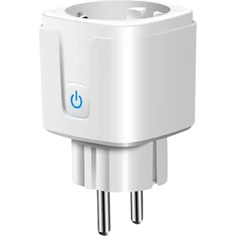 Prise connectée WiFi 20A Type E/F – Suivi consommation, contrôle à distance, compatible Alexa, Google Home, SmartLife et Tuya