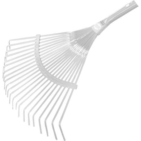 Rake Head with 22 Zinc-Plated Steel Teeth, Adjustable Blades 30-50cm, 30mm Socket, for Garden (1/5)