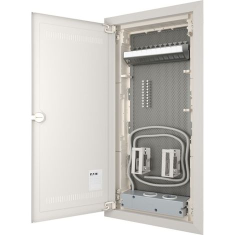 Eaton Minidistributore per incasso, Multimedia, 4 file, portello in lamiera d'acciaio piatta WLAN, 194711-MW