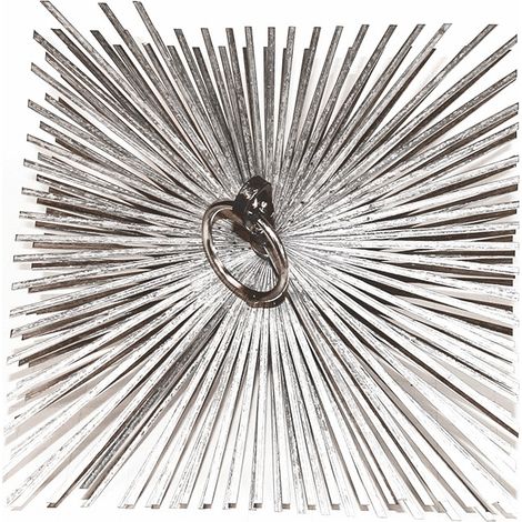 Hérisson en acier carré à anneaux pour conduits de cheminée 300 x 300 mm - PROGALVA - 1671