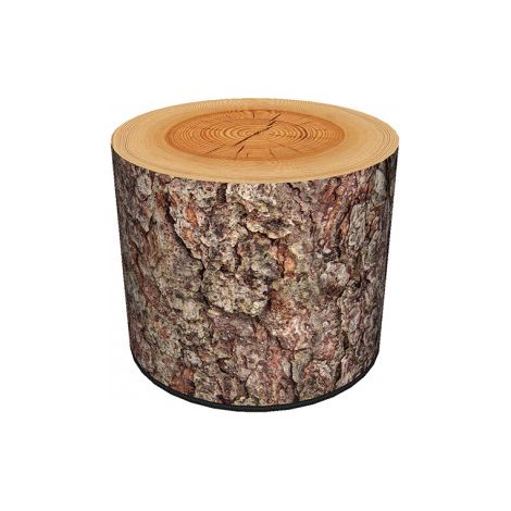 Wasserdichter Codura-Pouf für Haus und Garten – Kiefernmuster, elegant, bequem, stabil, mit Reißverschluss, 40 cm, Bertoni (1/3)