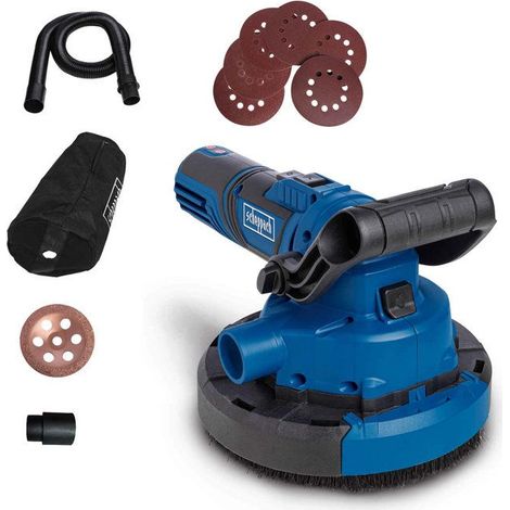 Scheppach – Ponceuse girafe 1050W – Disque abrasif 180 mm – Poids 4 kg – Vitesse variable 410 à 1900 tr/min – Aspiration intégrée - brf1200