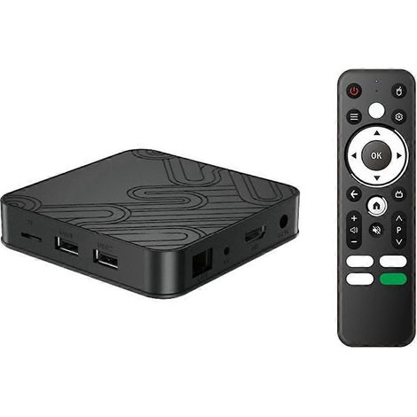 Boîtier TV intelligent Z8 Pro Android 12 H618 Quad 2G/16G WiFi Bluetooth 5 Assistant vocal 8K Lecteur multimédia Z8Pro Prise UE (1/5)