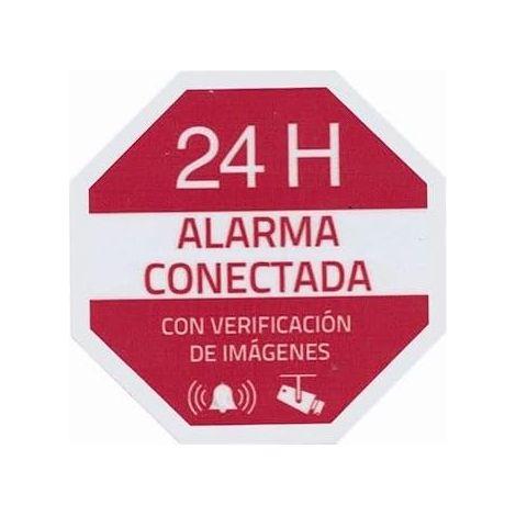 Plastic sticker alarm interior-exterior (1/3)