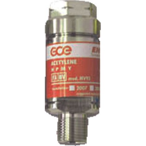 Válvula de seguridad para reductor de acetileno 3/8" - Idrhaus