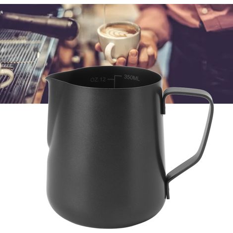 Tasse à mousser en téflon graduée, 350 ml, idéale pour faire mousser le lait. (1/5)