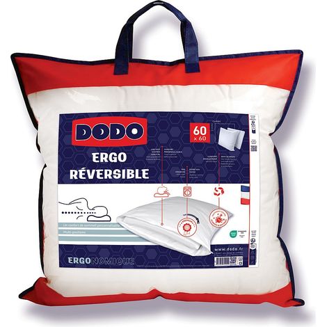 Guanciale DODO ergonomico antiacari della polvere memory foam 60 x 60 cm - COEUR ADAPT