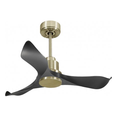 Tenerife de KlassFan - Super destratificateur et ventilateur DC 106 cm Laiton pales graphite sans Lumière idéal 10 à 20 m² (1/5)