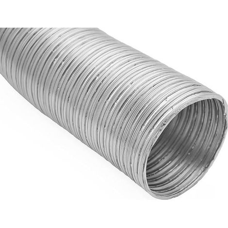 DISMOL tubo aluminio extensible 125 mm 5 m , ubo de aluminio extensible 125 mm 5 m, una solución práctica y ligera para instalaciones que requieren un conducto flexible y adaptable