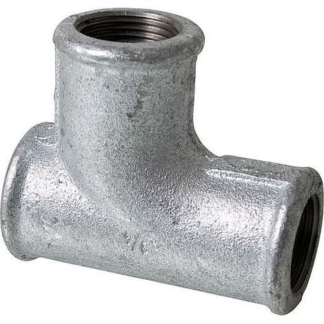 Raccord en fonte malleable galva Nr.131 coude en T diam. 1 1/2" (1/3)