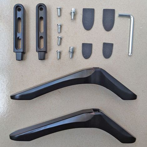 Support TV / Pied TV / Support de table — 32-65 pouces — pour Samsung et LG — Alliage d'aluminium