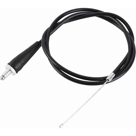 EBTOOLS pour cable d accelerateur moto 800mm/110mm pour câble d'accélérateur de moto Câble d'accélérateur de moto remplacer, ligne de câble d'huile d'accélérateur de moto à tête droite de 110 cm pour (1/5)