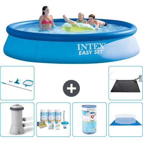 Intex Piscine Easy Set Ronde - 396x84 cm - 7-pièces S41121 (1/5)