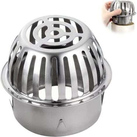 (83 mm) Filtro per grondaia convesso in acciaio inox, 1 pezzo, filtro per grondaia in acciaio inox per evitare l'intasamento degli scarichi