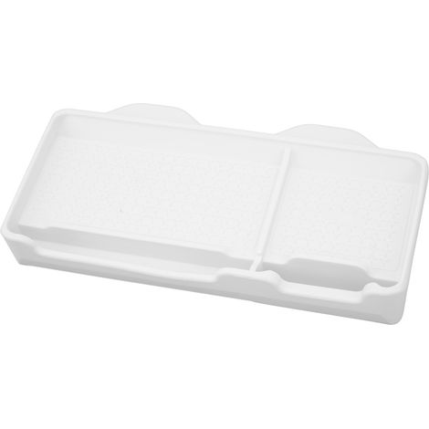 Porte-gadgets silicone multifonction avec aimant caché pour tableau de bord Tesla Model 3/Y, organiseur de rangement blanc (1/5)