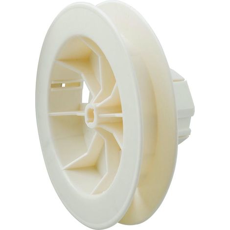 polea stoker 160x60mm pvc agujero preperforado compatible 22 mm