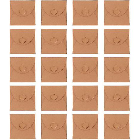 20 sachets CD en papier kraft
