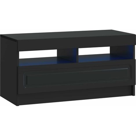 vidaXL Mobile TV LED Nero Legno ingegnerizzato (1/5)