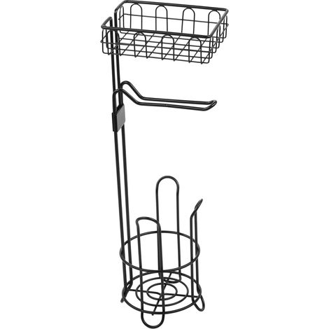 Porte-papier toilette minimaliste en fer Totority pour salle de bain et cuisine, accessoire (1/5)