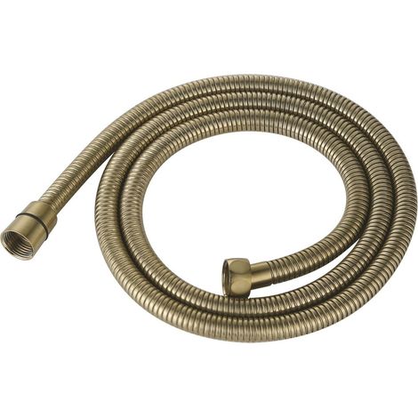 Flexible de douche en métal POWERFLEX, 150 cm, or mat (1/2)