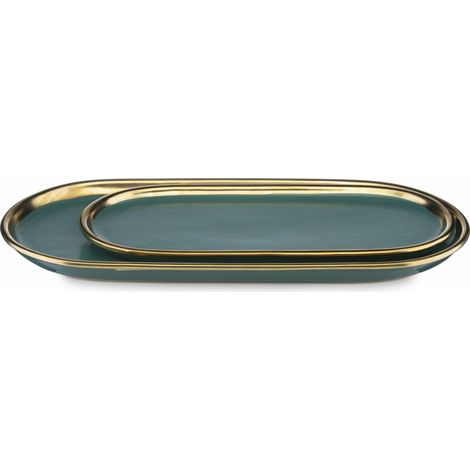 Juego de bandejas decorativas Lovia Green