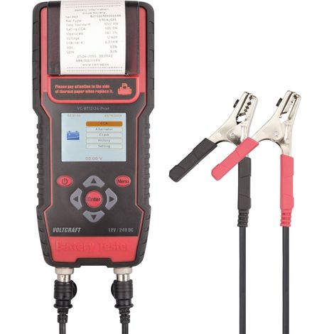 VOLTCRAFT VC-BT12/24-Print Testeur de batterie de voiture 12 V, 24 V test de batterie 24.3 cm x 11 c (1/5)