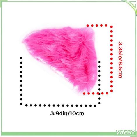 Fafeicy oreilles en peluche pour casque de moto Oreilles de chat en peluche, 2 pièces, accessoires de casque sport cyclisme (1/5)