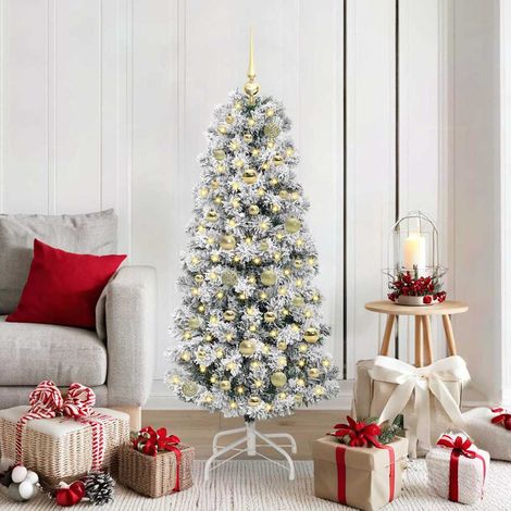 Árbol de Navidad artificial con ramas articuladas 150 cm PVC