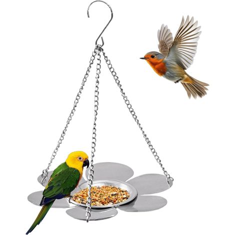 Plateaux de mangeoire à oiseaux décoratifs en forme de fleur pour l'extérieur Petit plateau de mangeoire idéal pour le jardin (1/5)