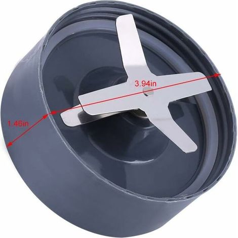 Lame en Acier Inoxydable Pièce de Rechange d'Extracteur Croisé pour le Mélangeur para NutriBullet 600 / 900W(900W) (1/5)