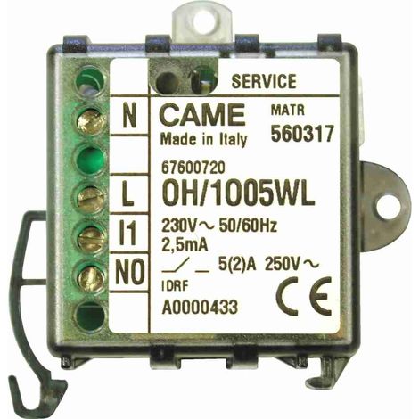 Modulo Espansione Relè Di Potenza CAME BPT OH/2RP 67600501