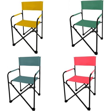 Sedia da regista poltrona relax prendi sole per spiaggia mare giardino campeggio - Colori: Verde (1/5)