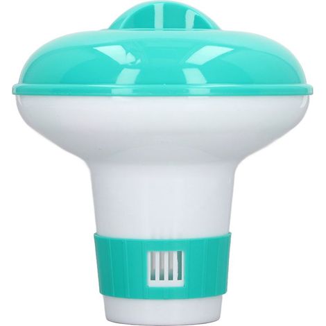 Schwimmender Chlordosierer für Schwimmbäder, 13 cm automatischer Chemikaliendosierer aus PP, Wasseraufbereitungszubehör (1/4)