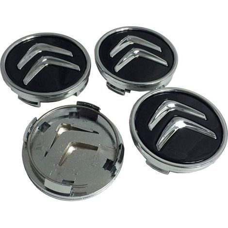 – Lot de 4 caches moyeux 60mm pour Citroën C1 C2 C3 C4 C5 – Enjoliveurs ABS résistants aux rayures – Installation facile et ajustement parfait (1/5)