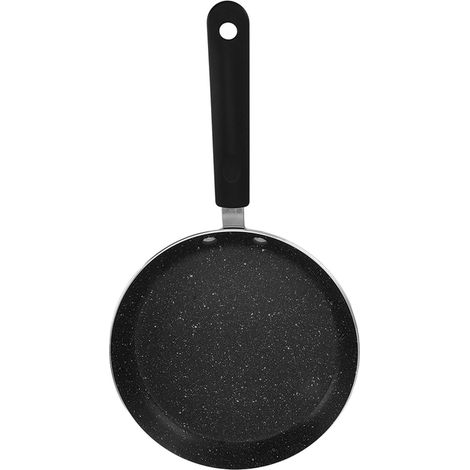 Padella rotonda antiaderente in lega di alluminio per crêpes, piastra riscaldante portatile da 6 pollici. (1/5)