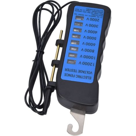 Testeur de tension pour clôture électrique 12KV 8 lampes néon pour fermes et élevages