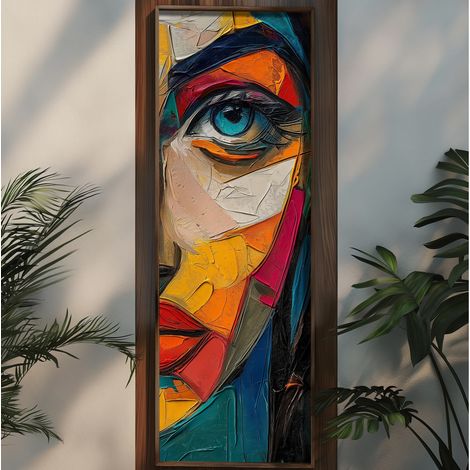 Quadro da parete in MDF con cornice Painting Multicolore (1/5)