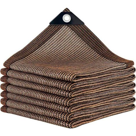 Voile d'ombrage 3x4 m, filet durable à mailles pour serre, terrasse ou protection des plantes. (1/5)