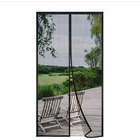 Magnetisches Moskitonetz für Terrassentür – 90x210 cm – Selbstschließender Mückenschutzvorhang mit ultrafeinem Gitter