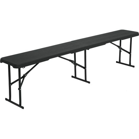 NC3404 panchina da giardino pieghevole 183 cm antracite nils camp (1/5)
