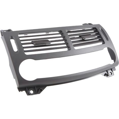 Abdeckung für den mittleren Lüftungsauslass der vorderen zentralen Klimaanlage für Mercedes Benz E-Klasse W211 2003-2008 (Dunkelgrau) (1/5)