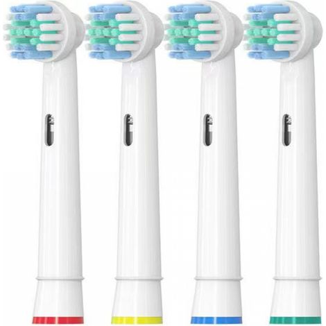 BEBUSINGOTO Ersatzbürstenköpfe für elektrische Zahnbürsten, kompatibel mit Oral-B-Ersatzbürstenköpfen mit weichen Borsten, 32er-Pack