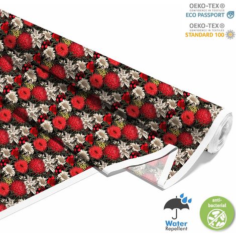 Outdoor dekostoffe oxford - Motiv Blumen I DX5124 (1/5)