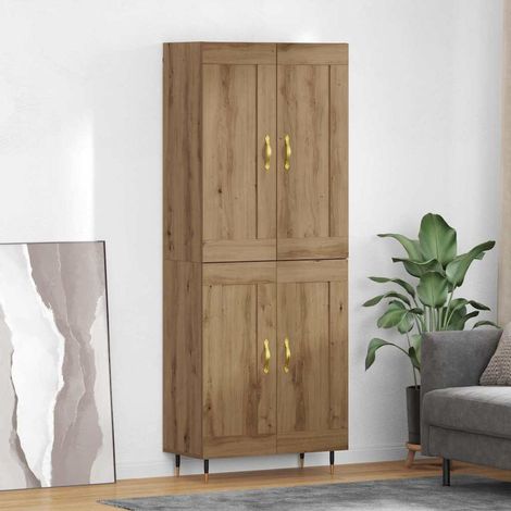 Highboard Artisan-Eiche 69,5 x 34 x 90 cm Holzwerkstoff (1/5)