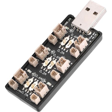 Carte de chargeur USB 6 ports pour batteries Li-ion 3.8V à 4.35V (1/5)