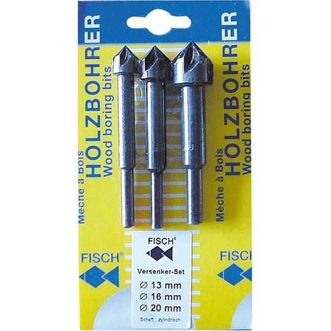 Juego fresa 3 unidades13-20x60/90mmWSFisch