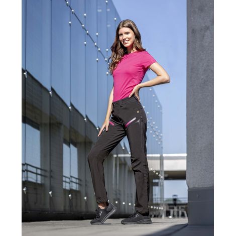 Ardon Creatron - Damen-Softshellhose schwarz-rosa Ardon Creatron - Damen-Softshellhose schwarz-rosa 40